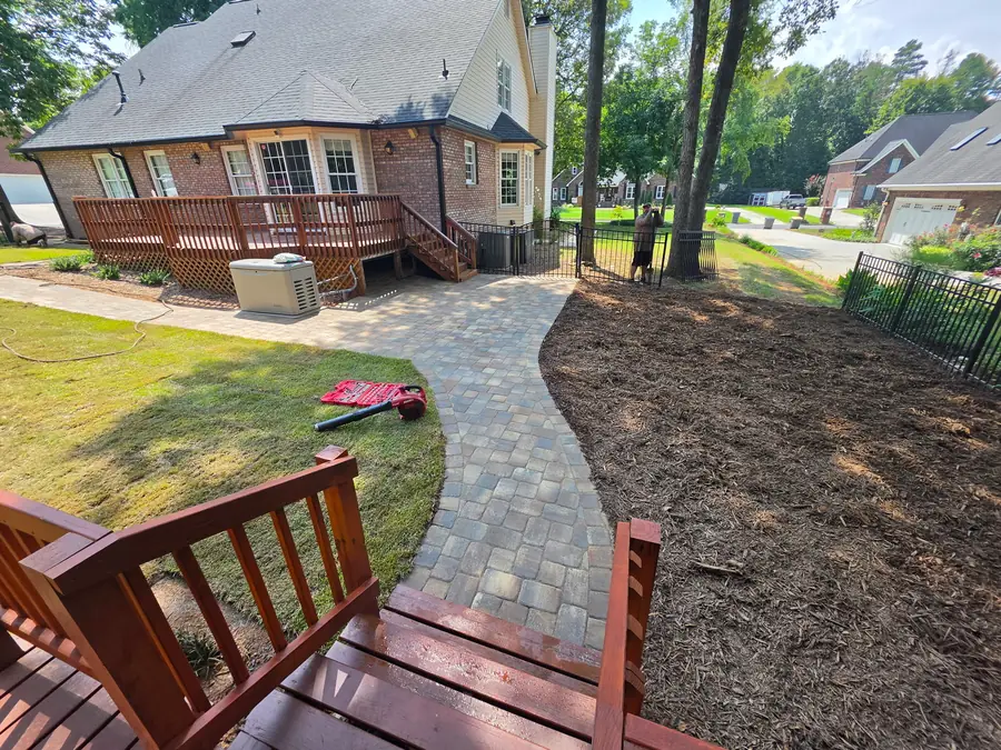 Freshly installed lawn by Lawn Firm in Kannapolis, NC